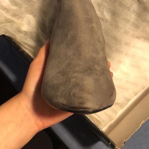 CAMILLE Grey Boots - Picture 2 of 4